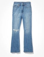 Load image into Gallery viewer, AE Ripped Highest Waist &#39;90s Flare Jean AMERICAN EAGLE
