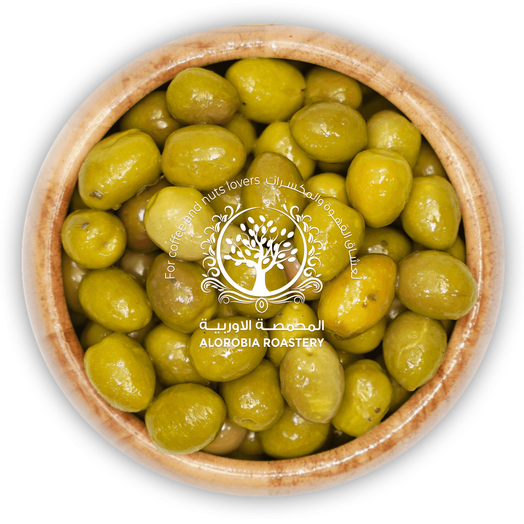 Green Olives Jordan With Oil & Zaatar - Alorobia Roastery