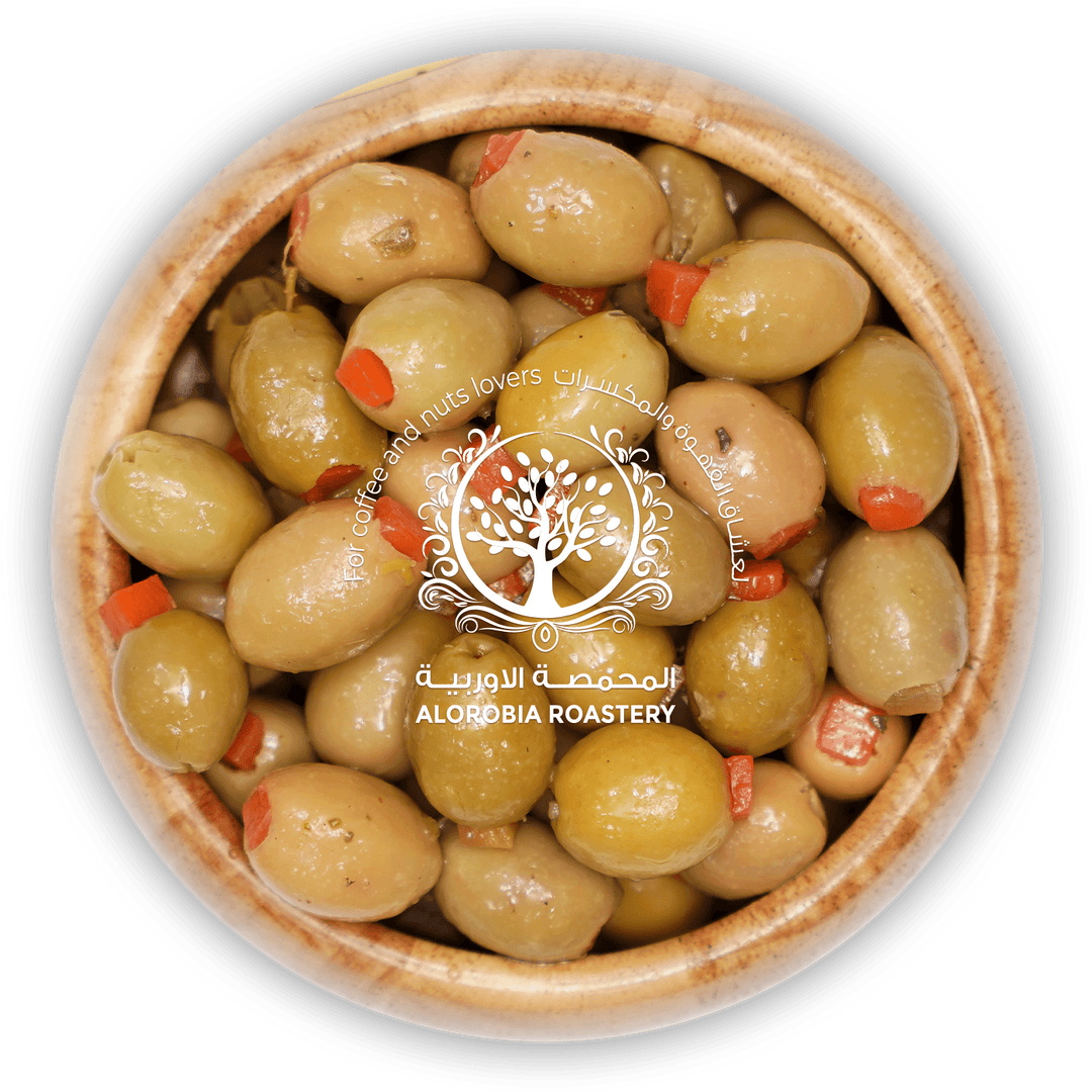 Green Olives Stuffed (Carrot) - Alorobia Roastery