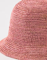 Load image into Gallery viewer, Aerie Straw Crochet Bucket Hat
