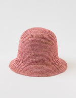 Load image into Gallery viewer, Aerie Straw Crochet Bucket Hat
