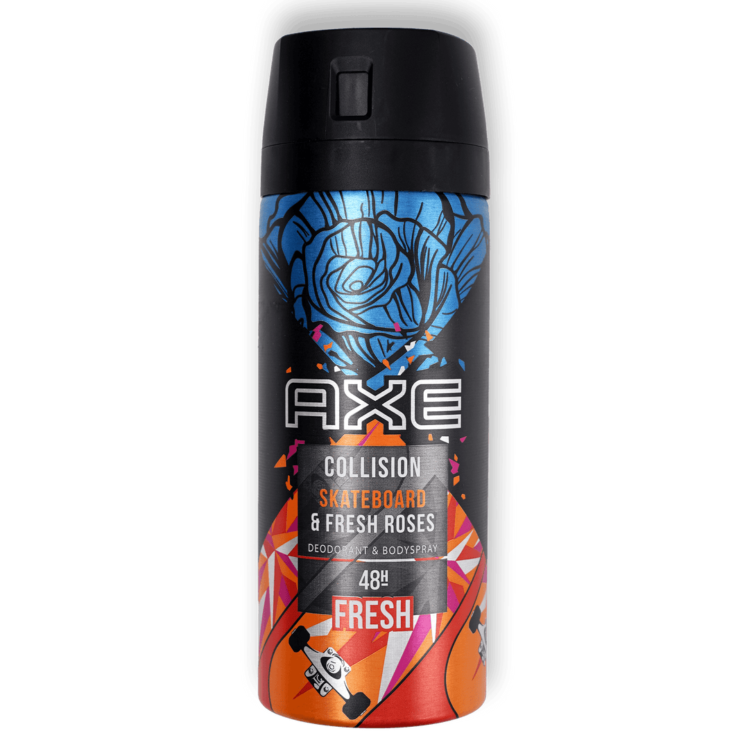 Axe Deo Men Skateboard & Fresh Roses 150ml - Alorobia Roastery