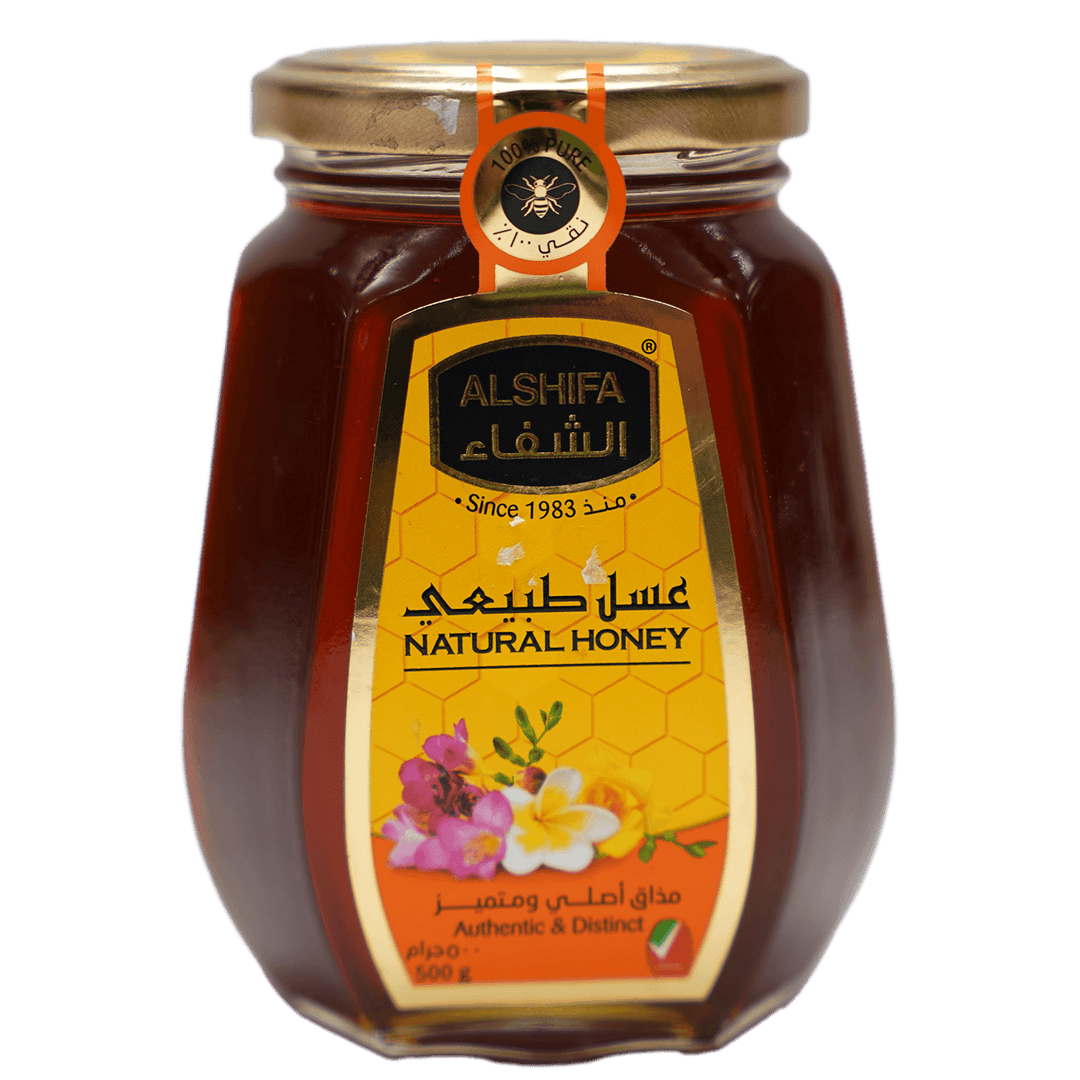 Al Shifa Natural Honey 500g - Alorobia Roastery