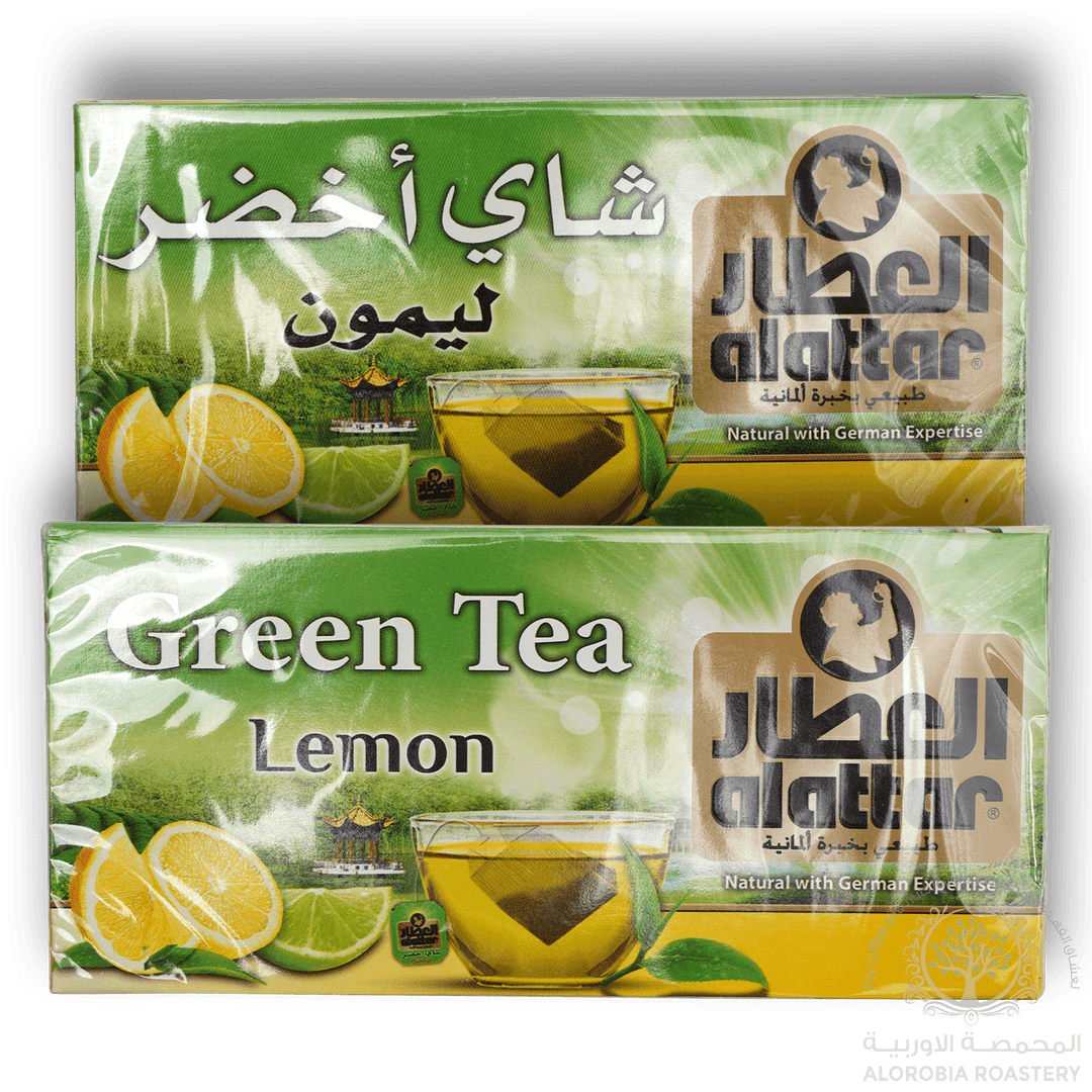 Alattar Green Tea Lemon 20Bags - Alorobia Roastery