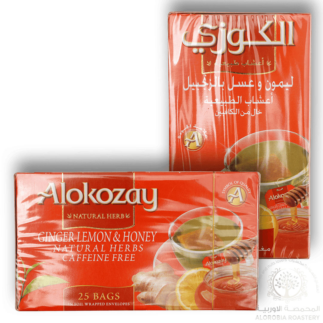 Alokozay Ginger Lemon & Honey 25bags - Alorobia Roastery