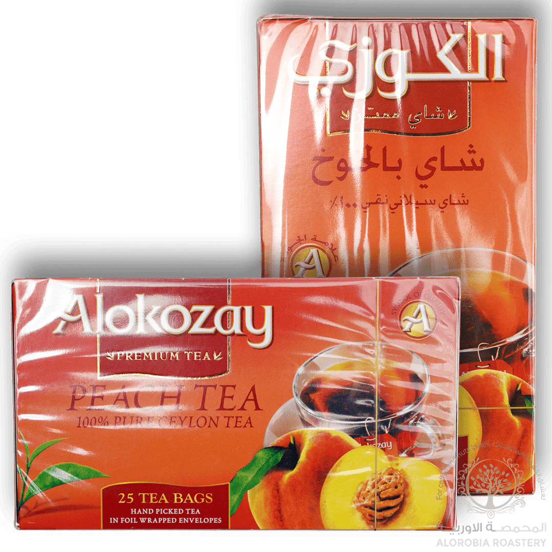 Alokozay Peach Tea 25bags - Alorobia Roastery