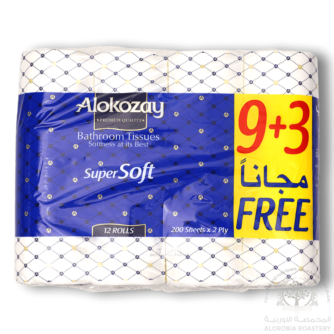 Alokozay Bathroom Tissues 9 Rollx2ply - Alorobia Roastery