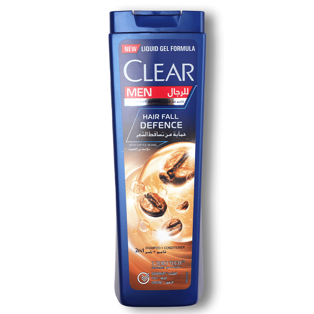 Clear Men's Shampoo With Coffee Beans 400ml - Alorobia Roastery