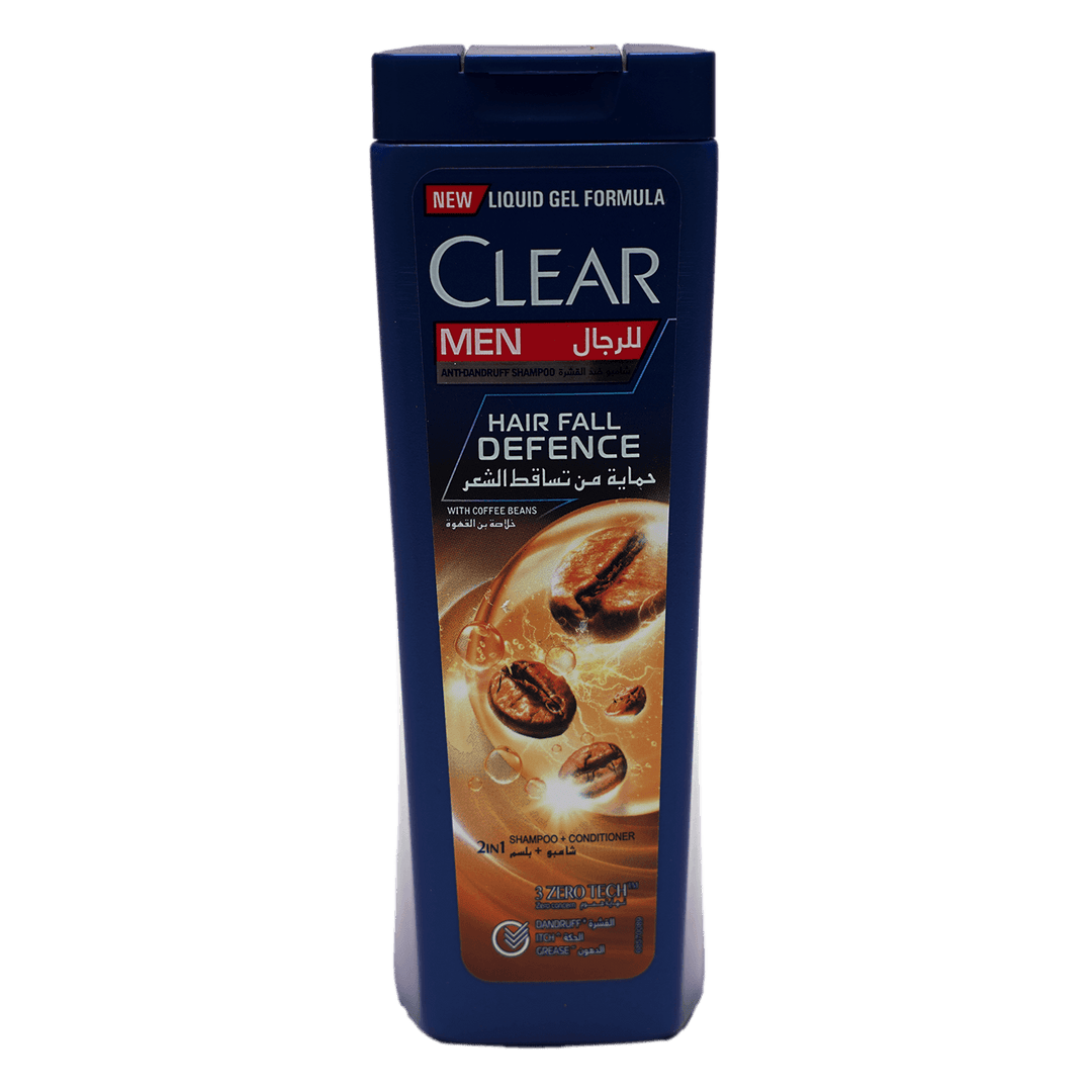 Clear Shampoo Hair Fall Defence With Coffee Beans 200ml - Alorobia Roastery