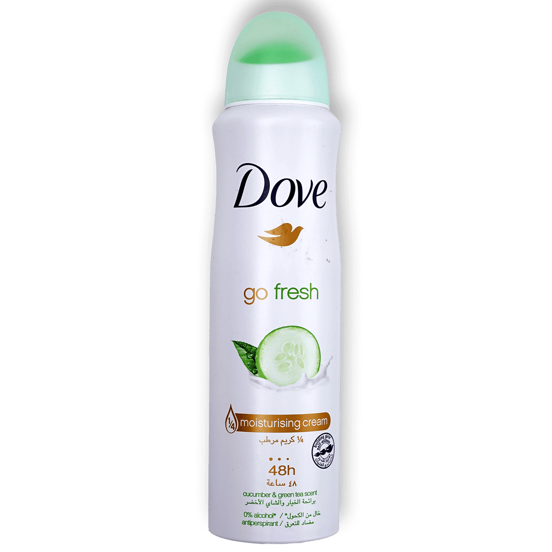 Dove Deo Go Fresh Cucumber & Green Tea 150ml - Alorobia Roastery