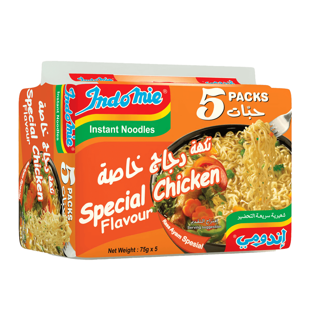 Indomie Noodles Special Chicken Flavour 5x75g - Alorobia Roastery
