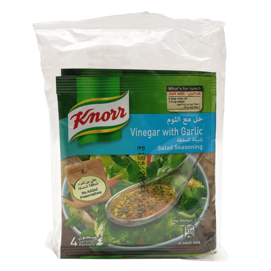 Knorr Vinegar With Garlic Salad Seasoning 4x10g - Alorobia Roastery