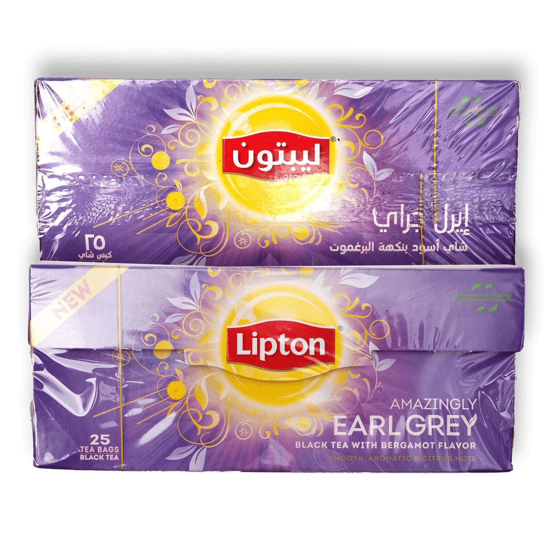 Lipton Black Tea & Bergamot Flavor Earl Grey 25bags - Alorobia Roastery