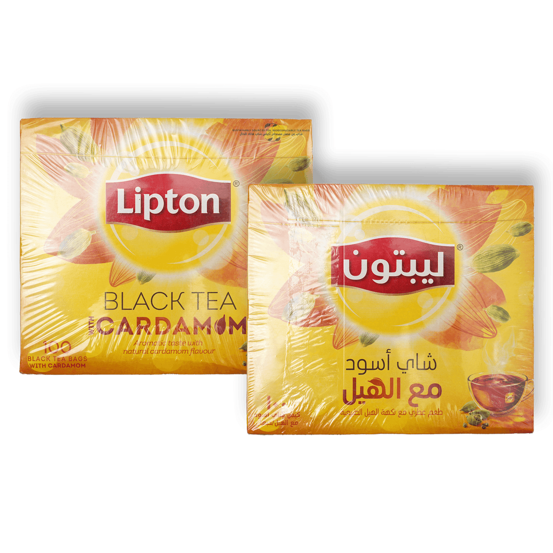 Lipton Black Tea Cardamom 100x2g - Alorobia Roastery