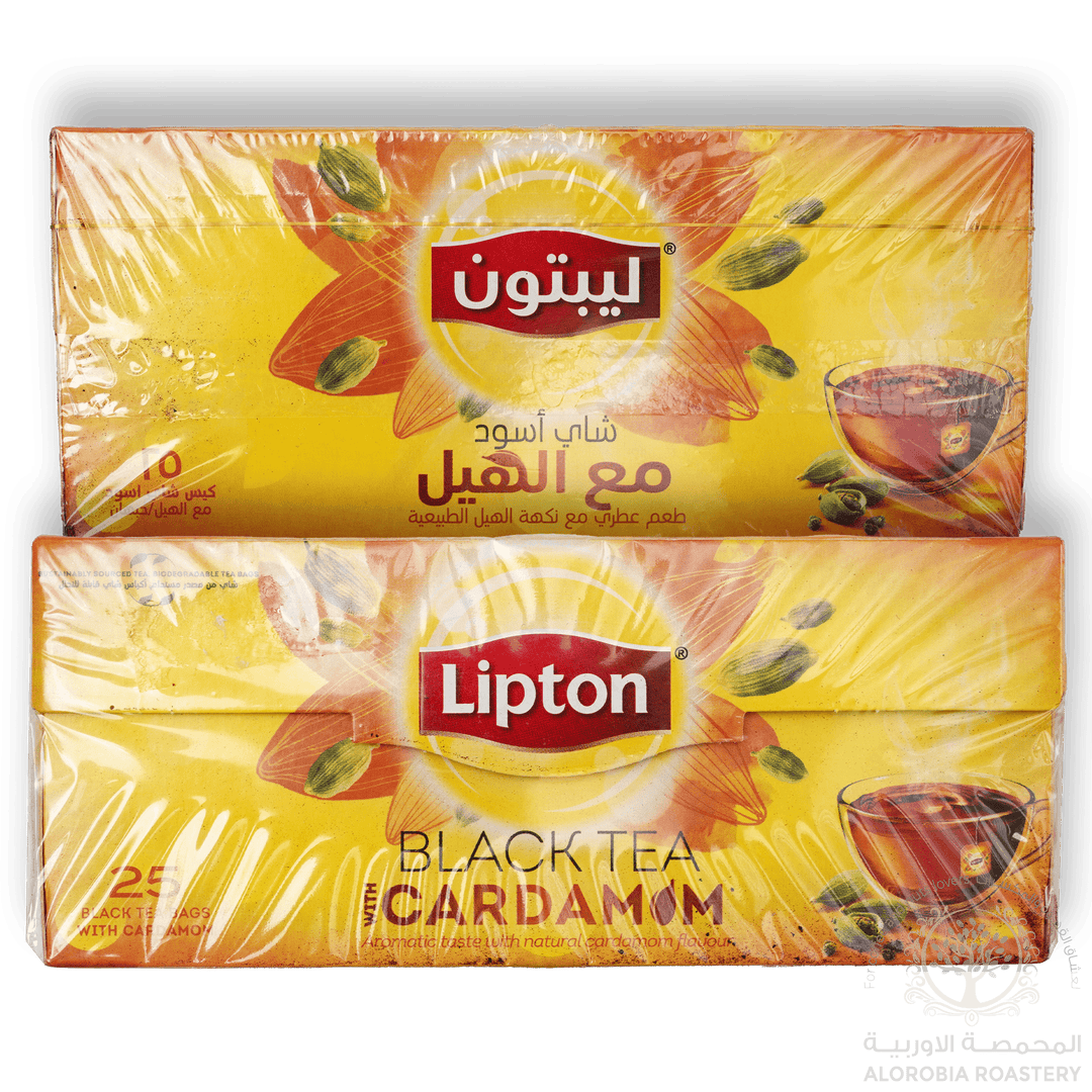 Lipton Black Tea Cardamom 25x2g - Alorobia Roastery