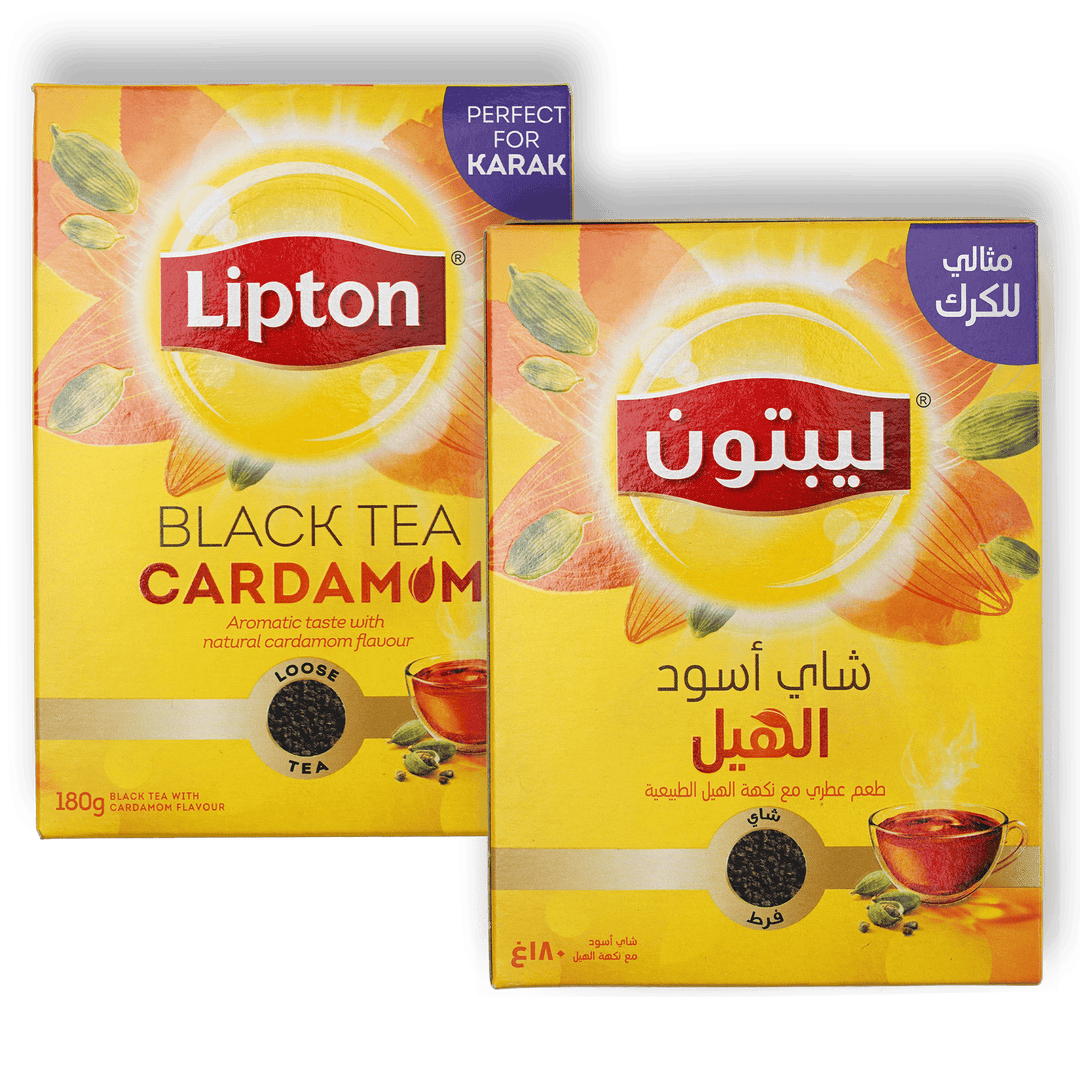 Lipton Black Tea Cardamom180g - Alorobia Roastery