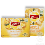 Load image into Gallery viewer, Lipton Green Tea Lemon &amp; Ginger 1.6x20bags - Alorobia Roastery
