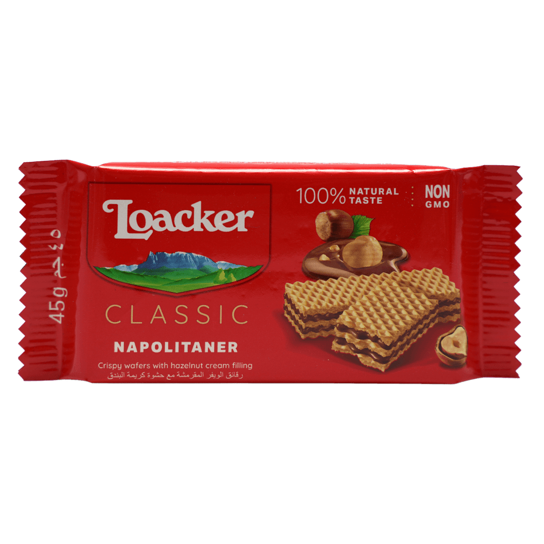 Loacker Classic Napolitaner 45g - Alorobia Roastery