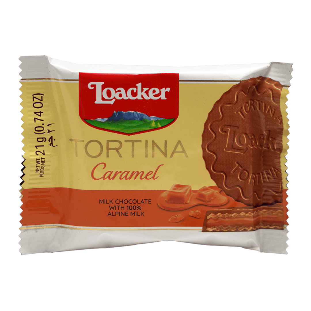 Loacker Tortina Caramel 21g - Alorobia Roastery