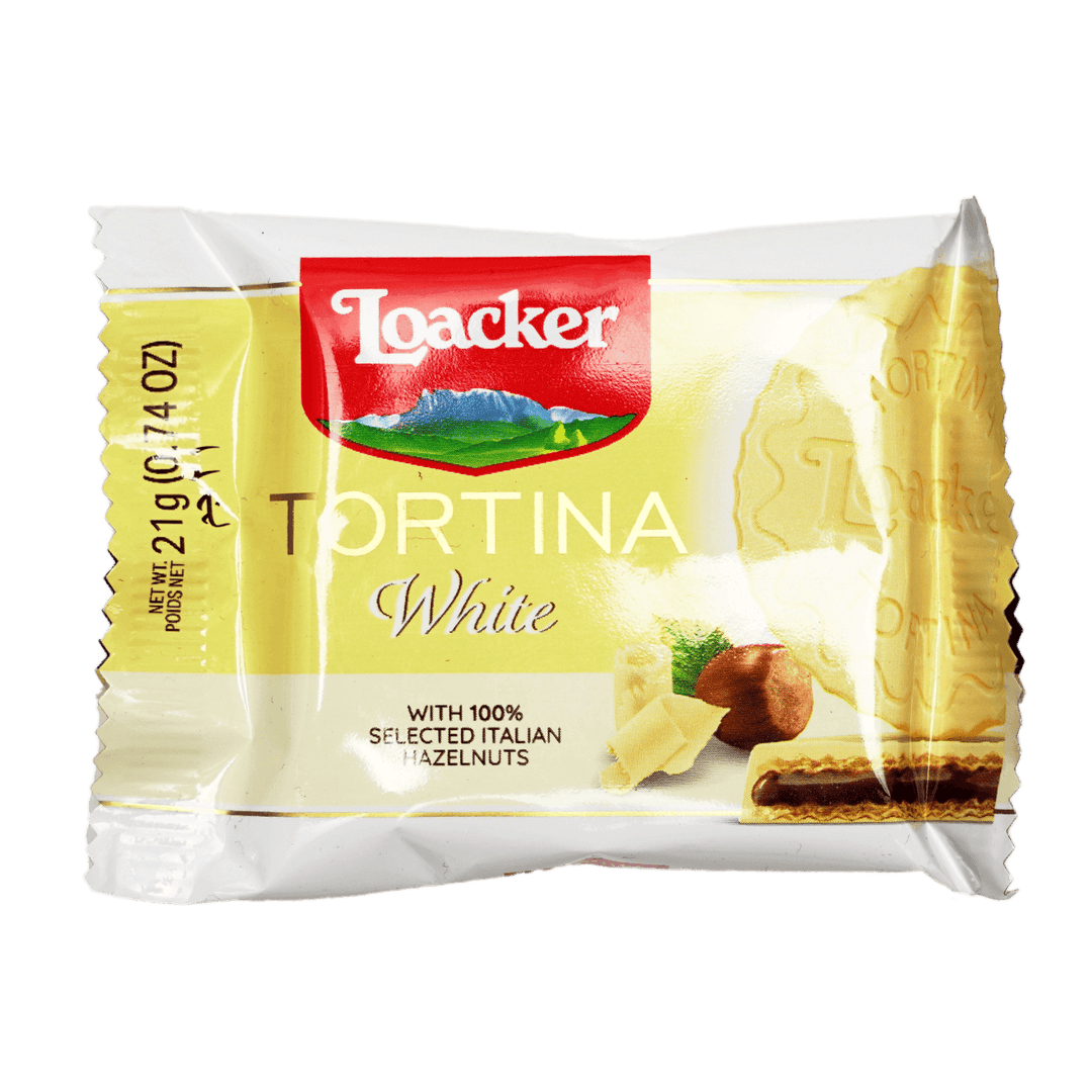 Loacker Tortina White 21g - Alorobia Roastery