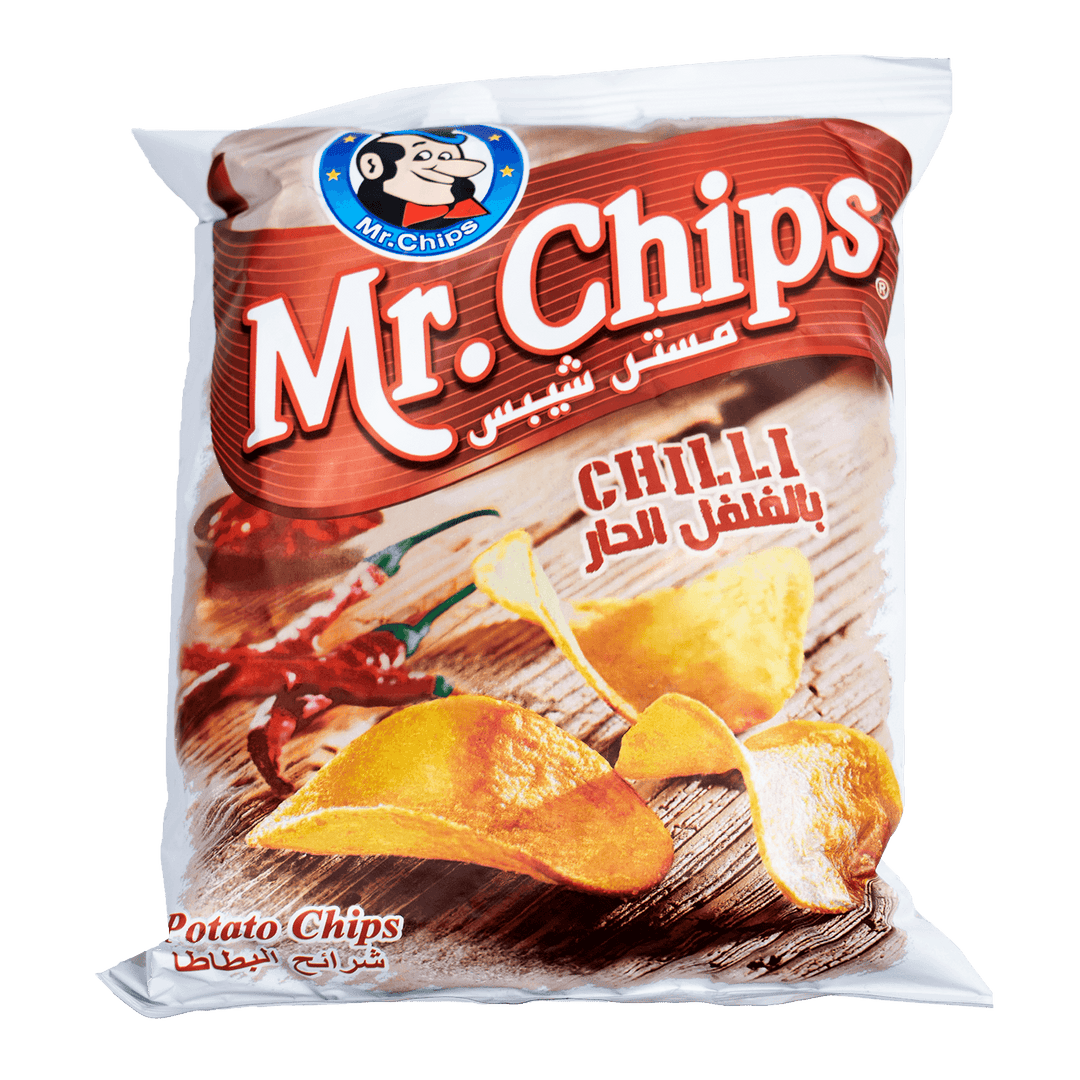 Mr.Chips Potato Chips Chilli Flavor 80g - Alorobia Roastery