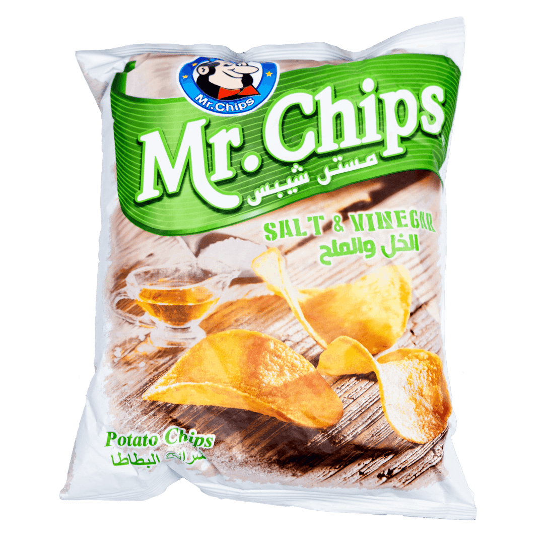 Mr.Chips Potato Chips Salt & Vinegar 80g - Alorobia Roastery