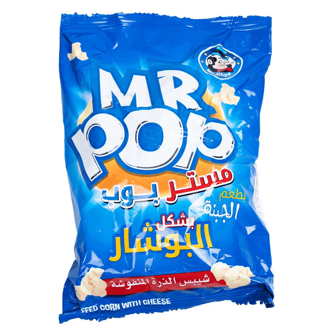 Mr. Chips Mr.Pop Stuffed Corn With Cheese 30g - Alorobia Roastery