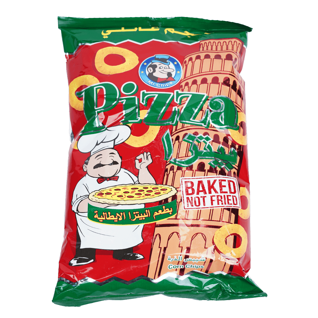 Mr.Chips Pizza Corn Chips 90g - Alorobia Roastery