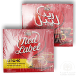 Load image into Gallery viewer, Brooke Bond Red Label Strong Black Tea 2gx100bags - Alorobia Roastery
