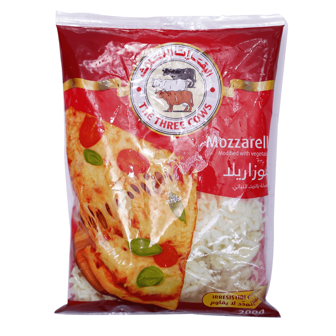 THE THREE COWS MOZZARELLA PIZZA CHEESE 120G - Alorobia Roastery