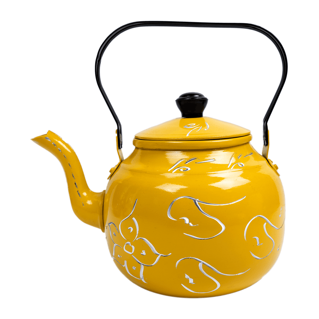 Tea Large Pot Yellow - Alorobia Roastery