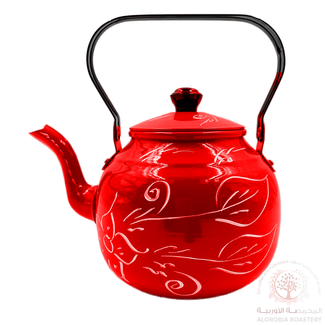 Tea Large Pot Red - Alorobia Roastery