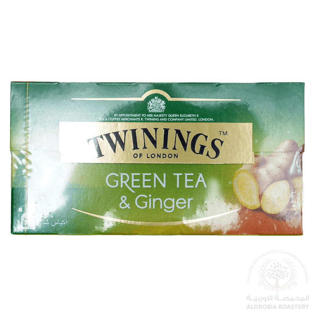 Twinings Green Tea & Ginger 25bags - Alorobia Roastery